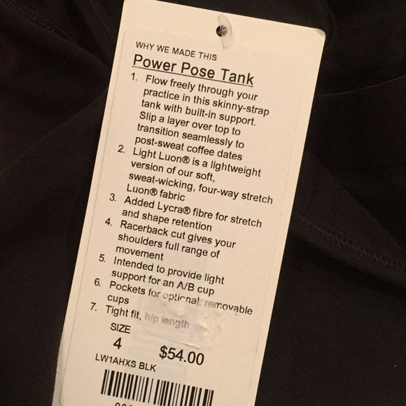 Last One-MARK DOWN-Power Pose Tank - Picture 4 of 5